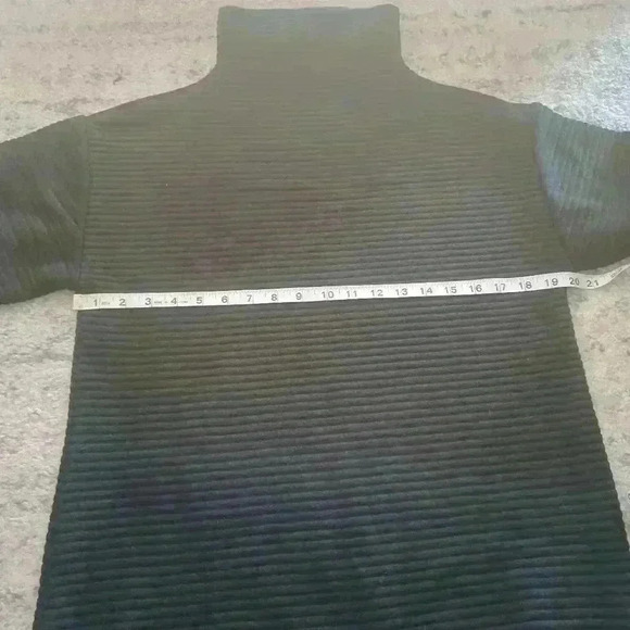 Zara Womens Black Knit Oversized Tunic Dress S - Picture 9 of 10